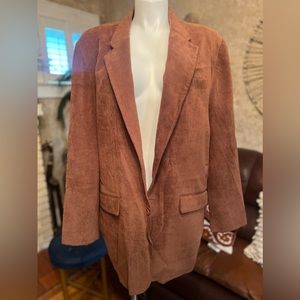 Brown Corduroy Blazer